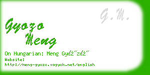 gyozo meng business card